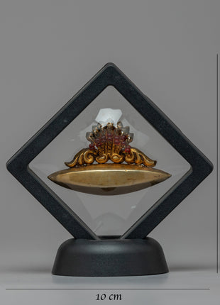 Newari Pendent "Tayo" | Exquisite Nepali Jewelry Inside the Floating case