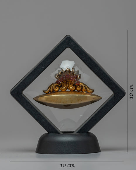 Newari Pendent "Tayo" | Exquisite Nepali Jewelry Inside the Floating case