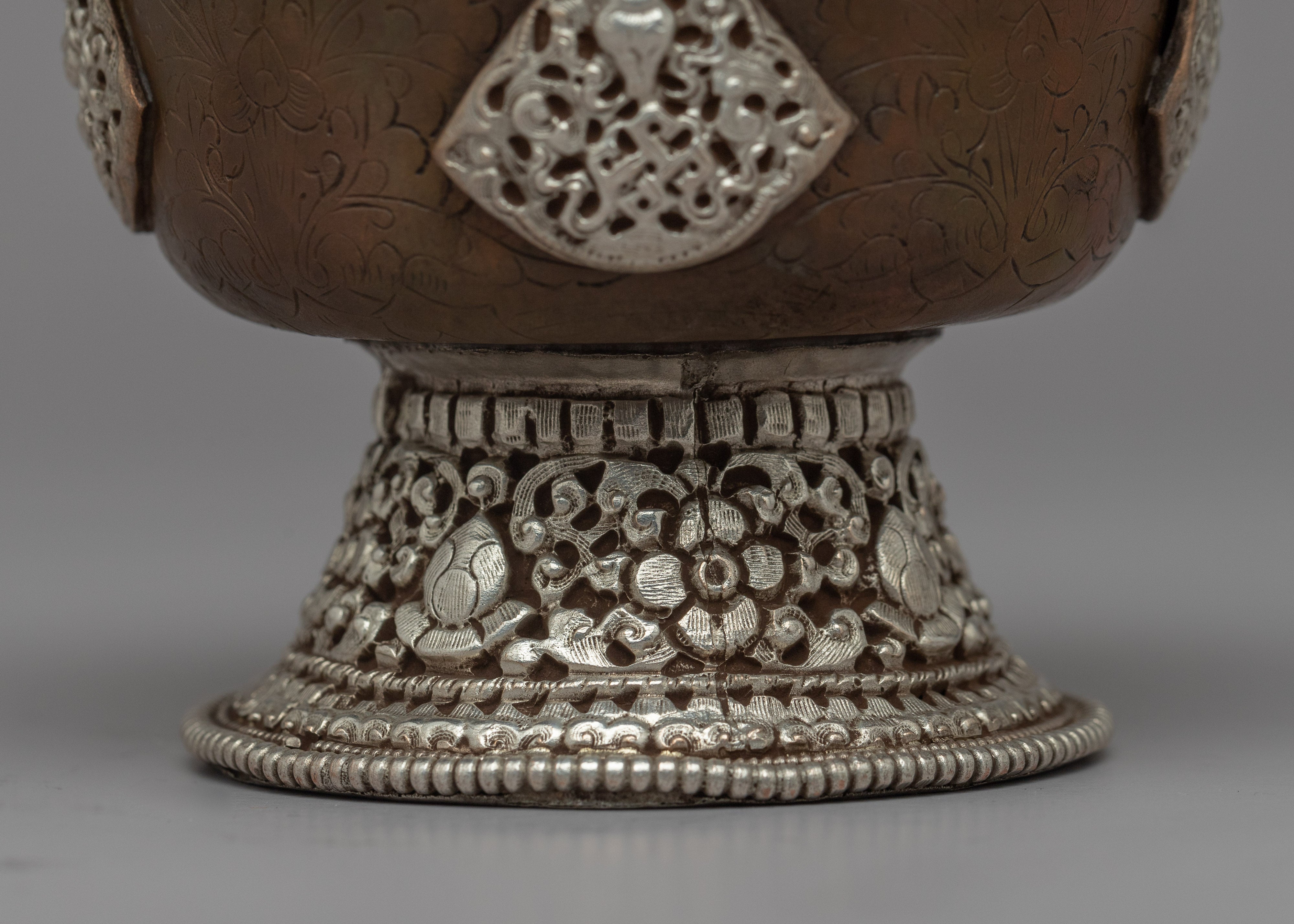 7 Bowl Water Offering Set | Silver plating Bowl for Offering