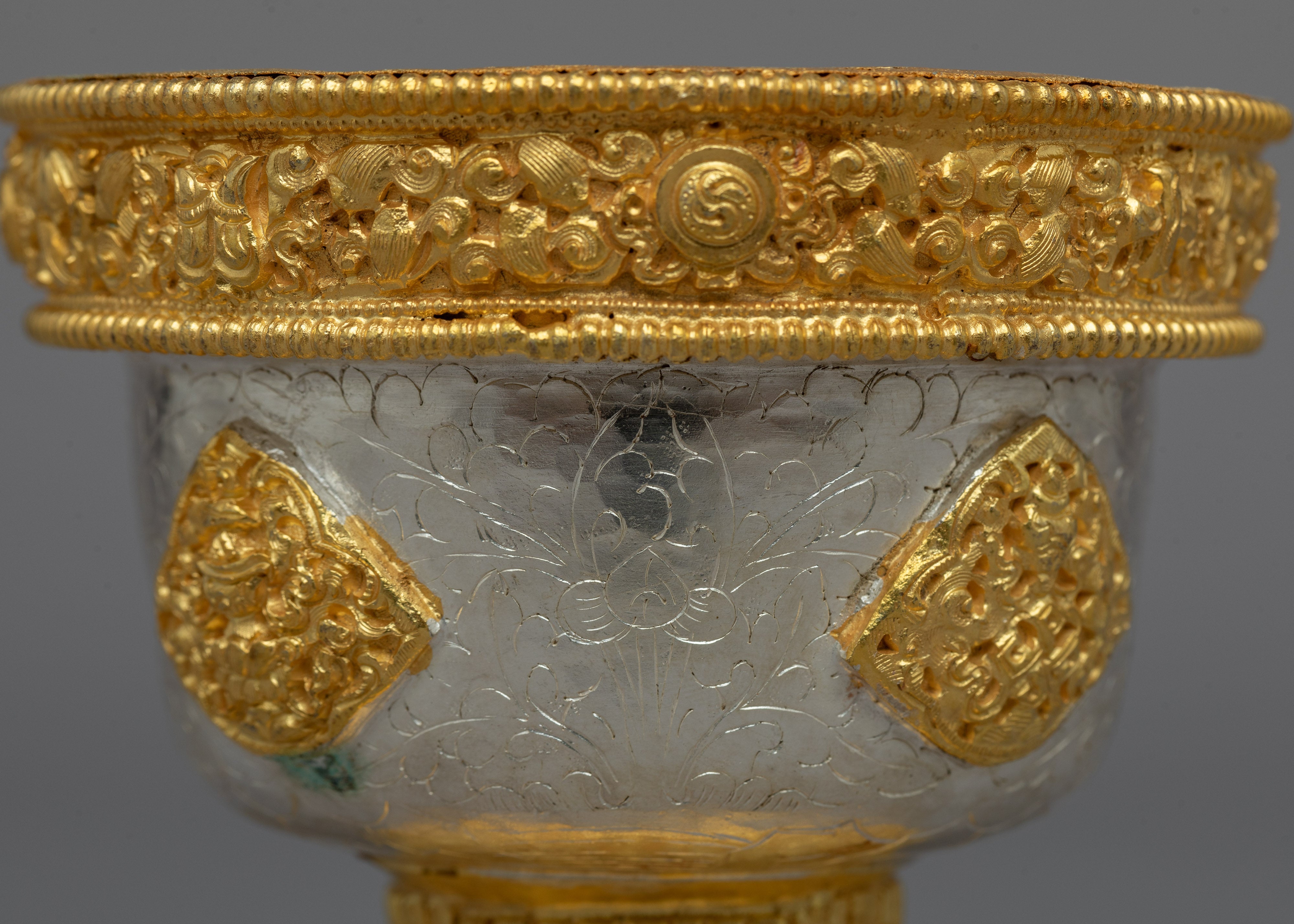 Traditional Buddhist Offering Bowls | Symbolic Altar Decor and Meditation Accessories