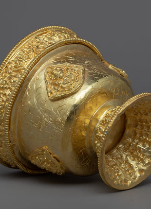 Altar Offering Bowl | Graceful Bowl for Sacred Offerings and Prayers