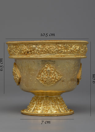 Altar Offering Bowl | Graceful Bowl for Sacred Offerings and Prayers
