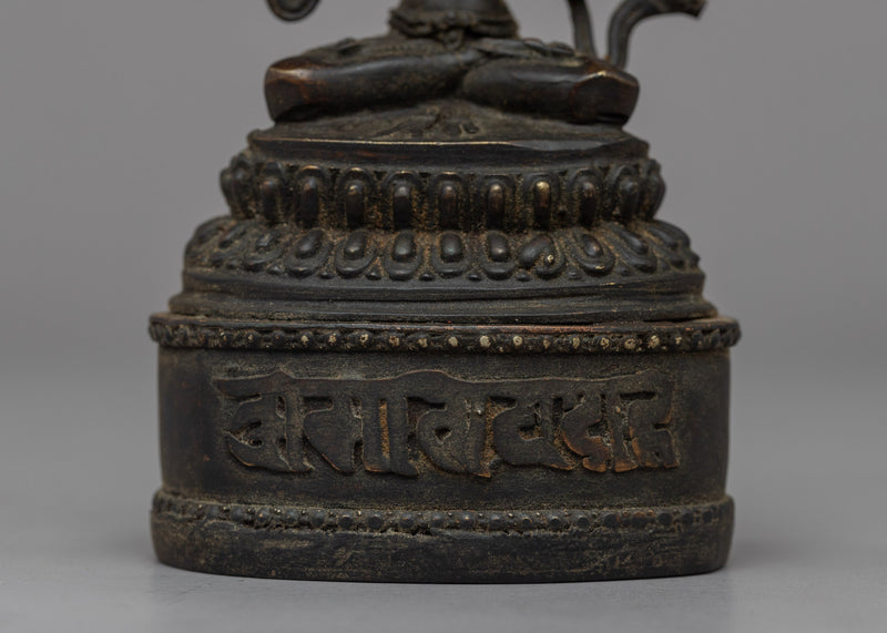 Black Manjushri Statue |  Inspiring Sculpture for Wisdom