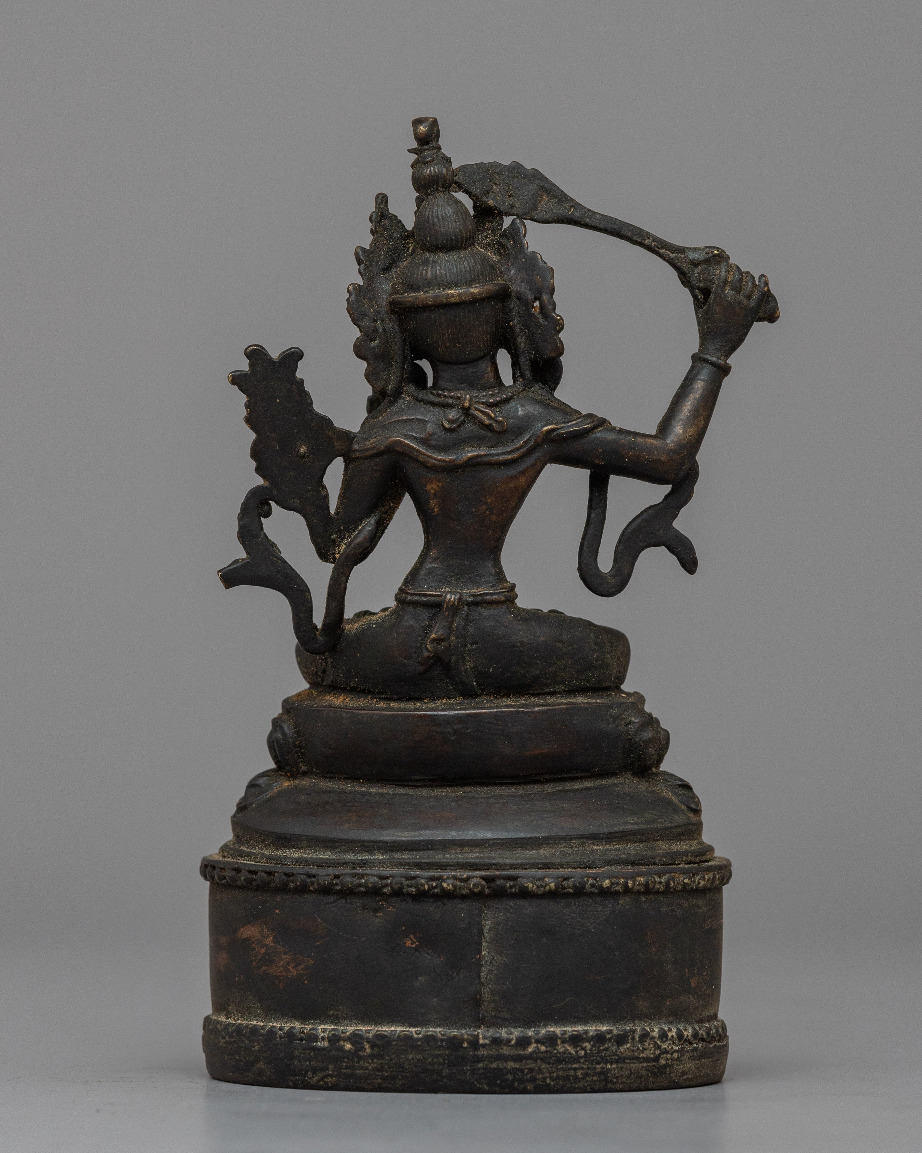 Black Manjushri Statue |  Inspiring Sculpture for Wisdom