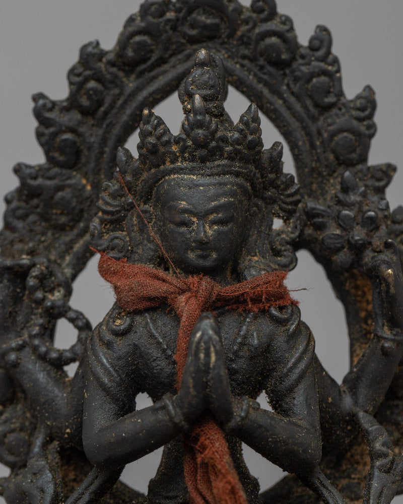 Divine 4-Armed Chenrezig Statue | Statue for Symbol of Compassion and Enlightenment