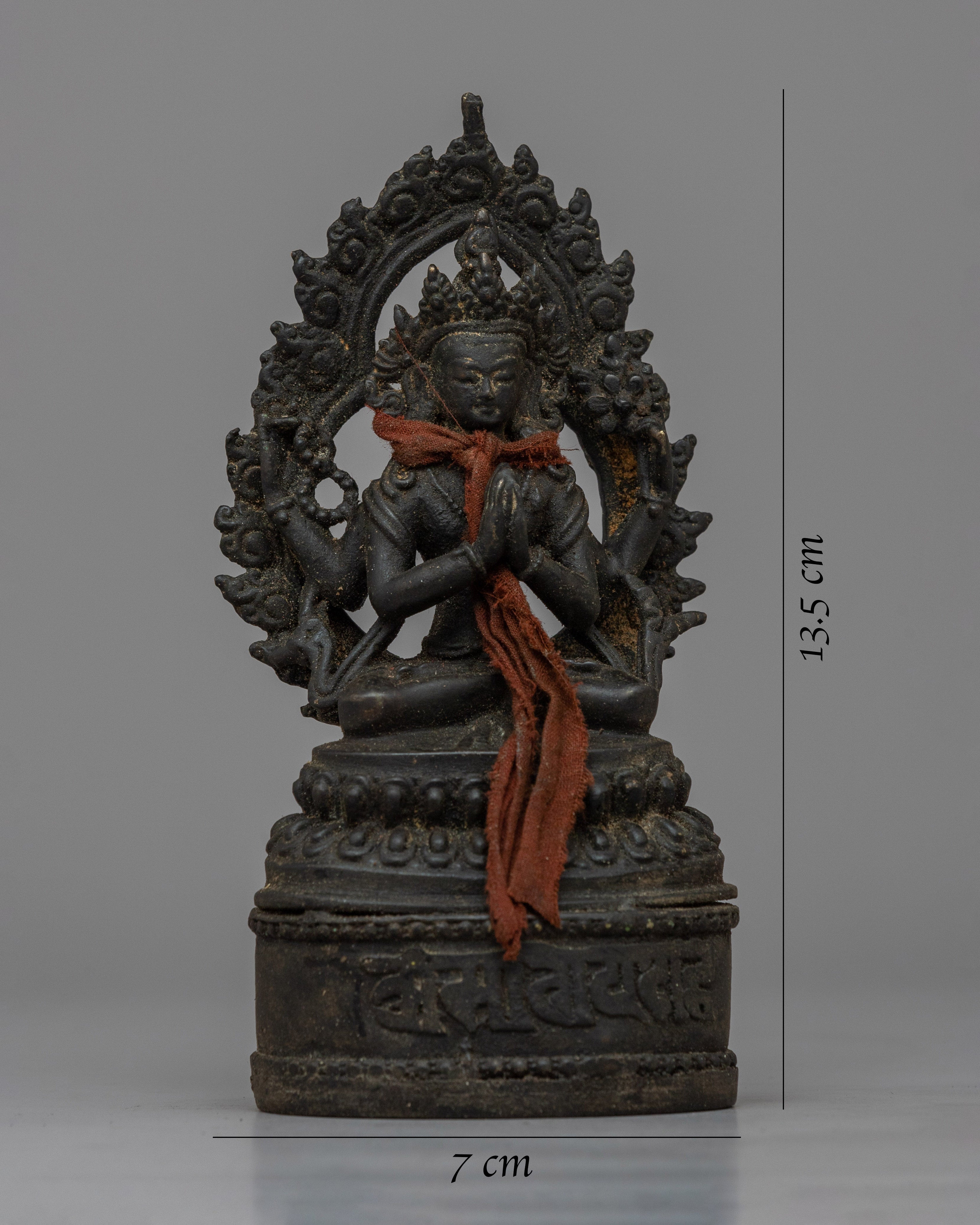Divine 4-Armed Chenrezig Statue | Statue for Symbol of Compassion and Enlightenment