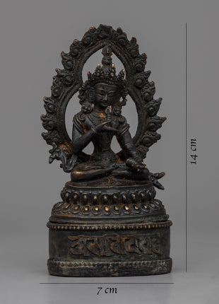 Tibetan Vajrasattva Statue | Invoking Divine Purification and Healing