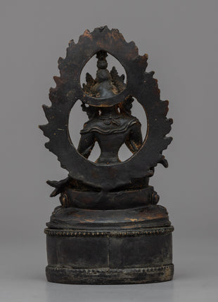 Tibetan Vajrasattva Statue | Invoking Divine Purification and Healing