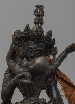 Handcrafted Small Vajrasattva Statue | Sacred Buddhist Sculpture