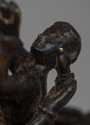 Handcrafted Small Vajrasattva Statue | Sacred Buddhist Sculpture