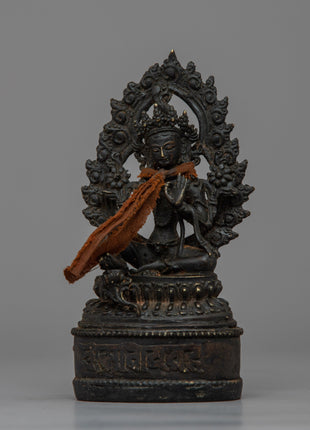 Green Tara Statue | Vintage Style of Buddhist Sculpture