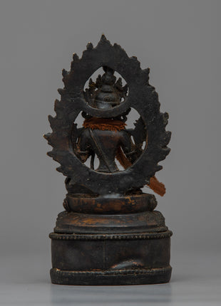 Green Tara Statue | Vintage Style of Buddhist Sculpture