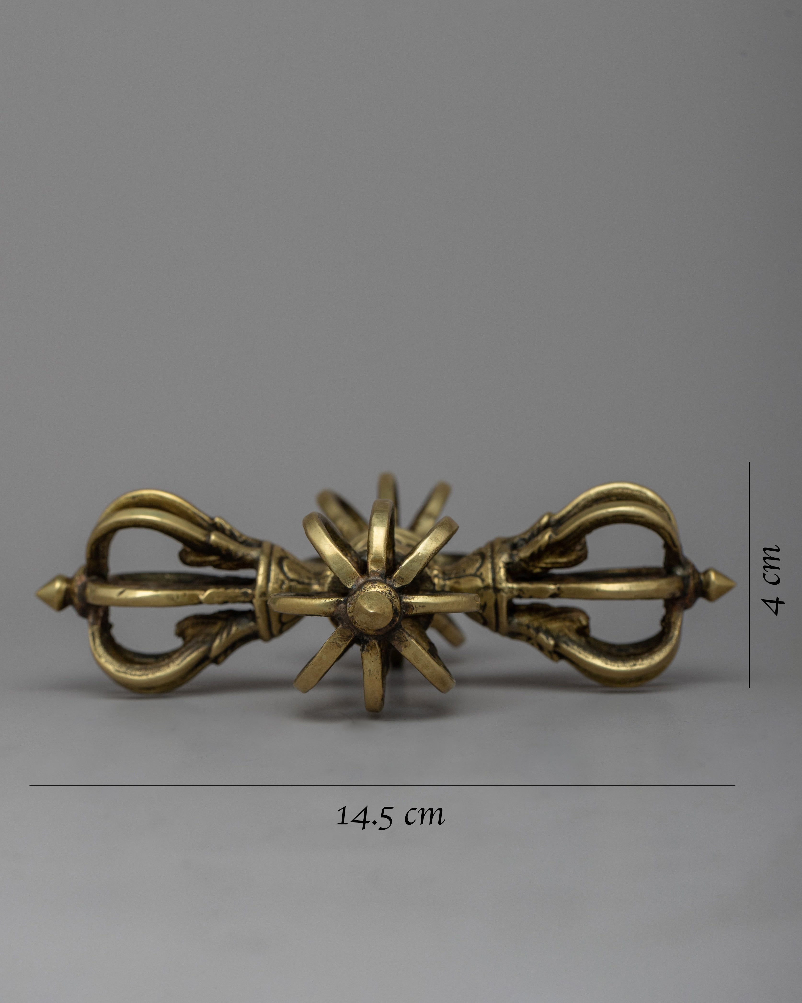 Tibetan Buddhist Vishva-Vajra | Sacred Symbol of Unyielding Strength and Spiritual Authority