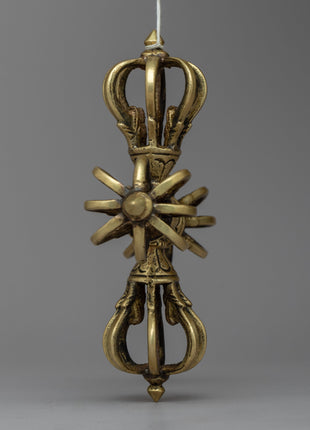 Tibetan Buddhist Vishva-Vajra | Sacred Symbol of Unyielding Strength and Spiritual Authority