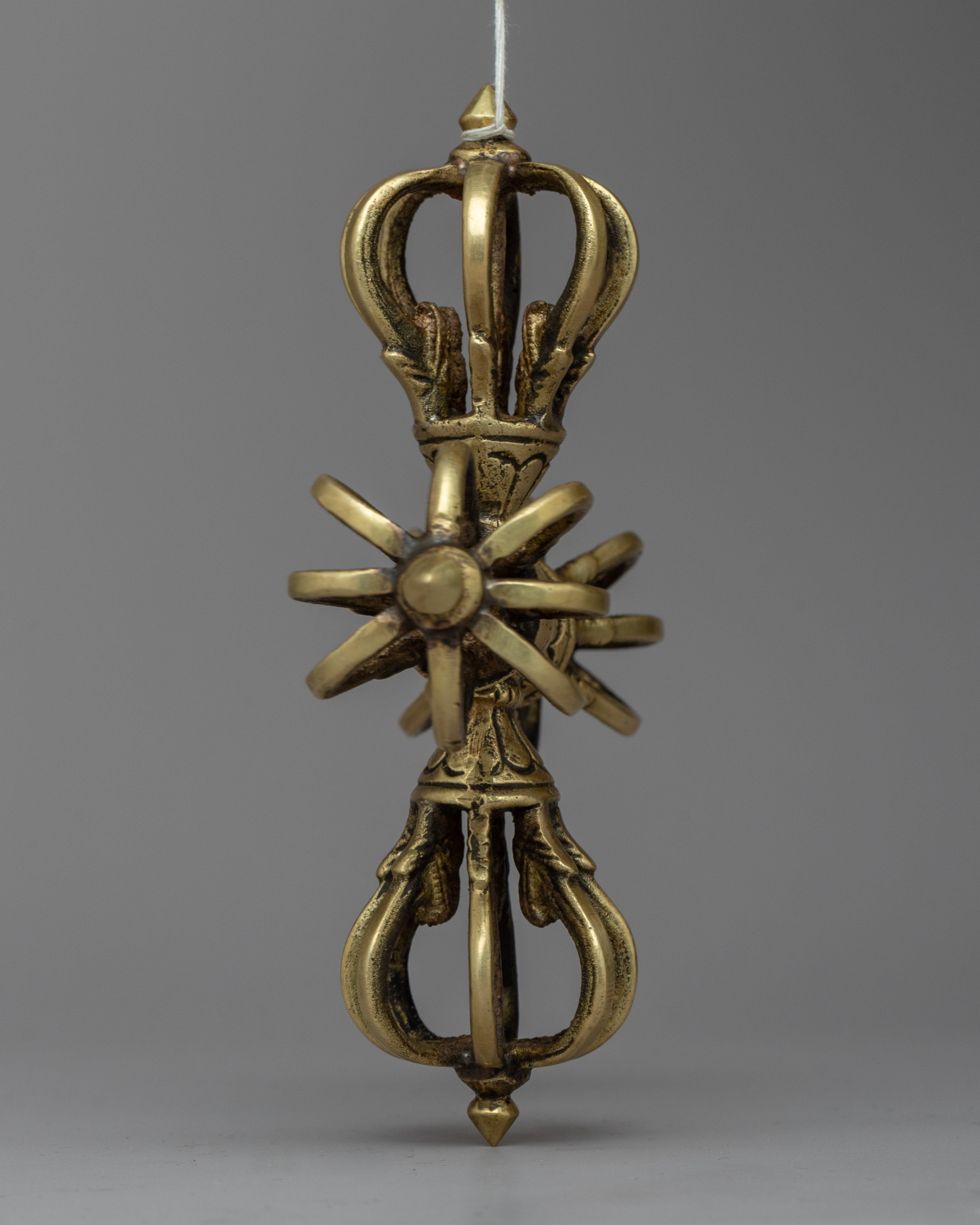 Tibetan Buddhist Vishva-Vajra | Sacred Symbol of Unyielding Strength and Spiritual Authority