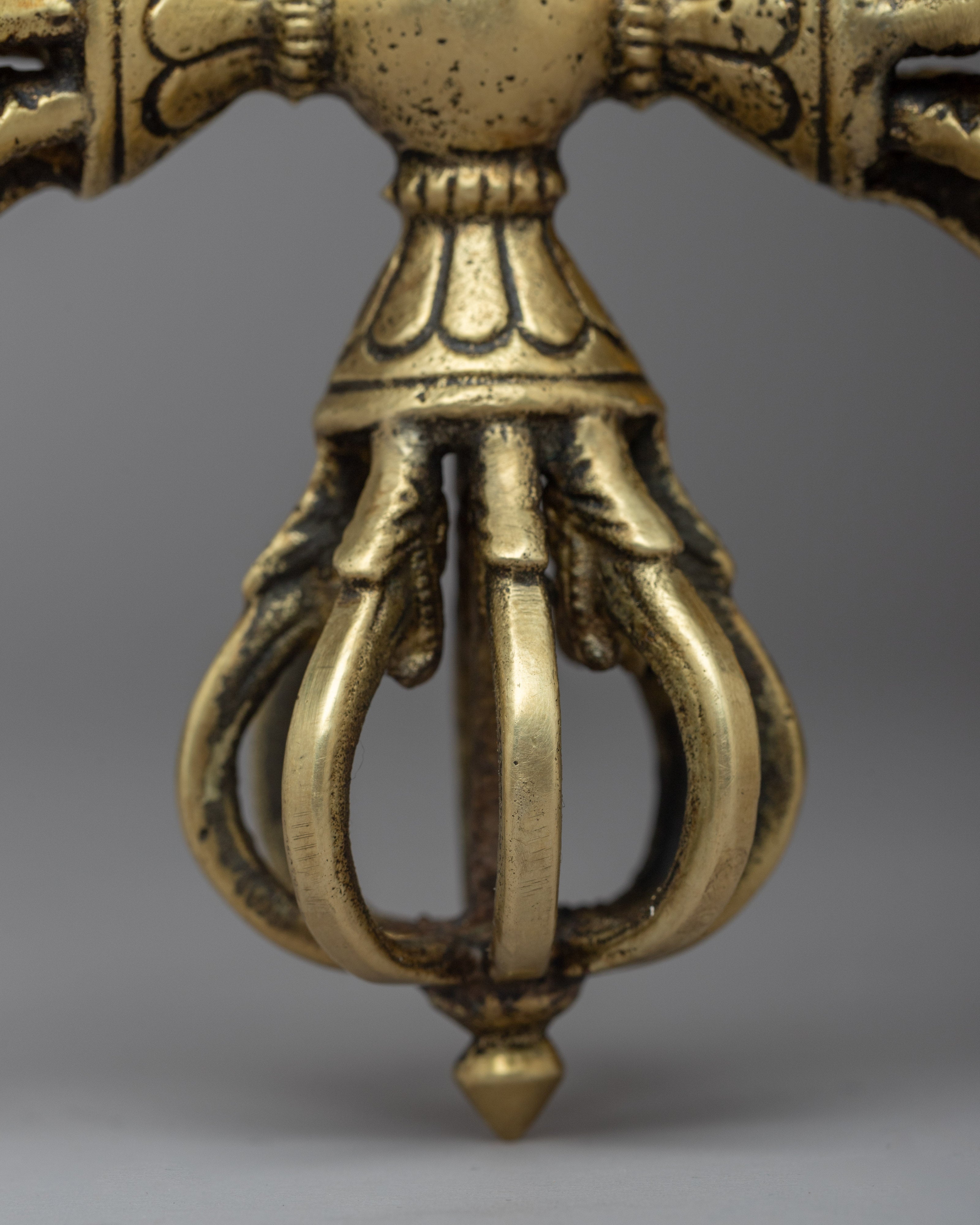 Tibetan Buddhist Vishva-Vajra | Sacred Symbol of Unyielding Strength and Spiritual Authority