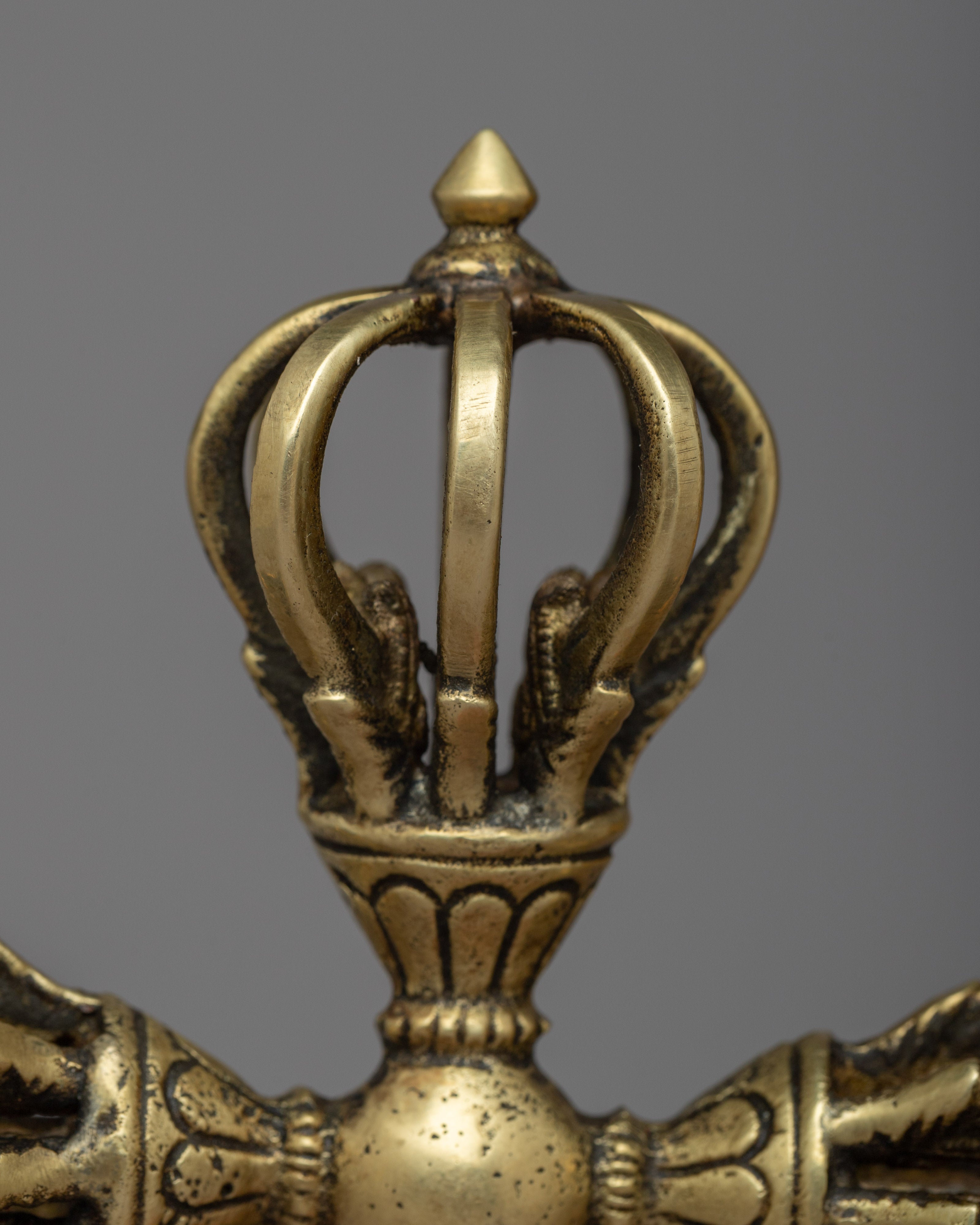 Tibetan Buddhist Vishva-Vajra | Sacred Symbol of Unyielding Strength and Spiritual Authority
