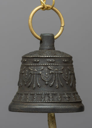Bronze Hanging Bell | Revered Symbol with Melodious Vibratio