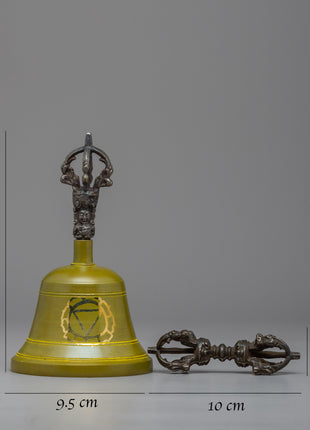 Vajra Dorje and Bell Set | Embracing the Sacred Union of Thunderbolt and Sound