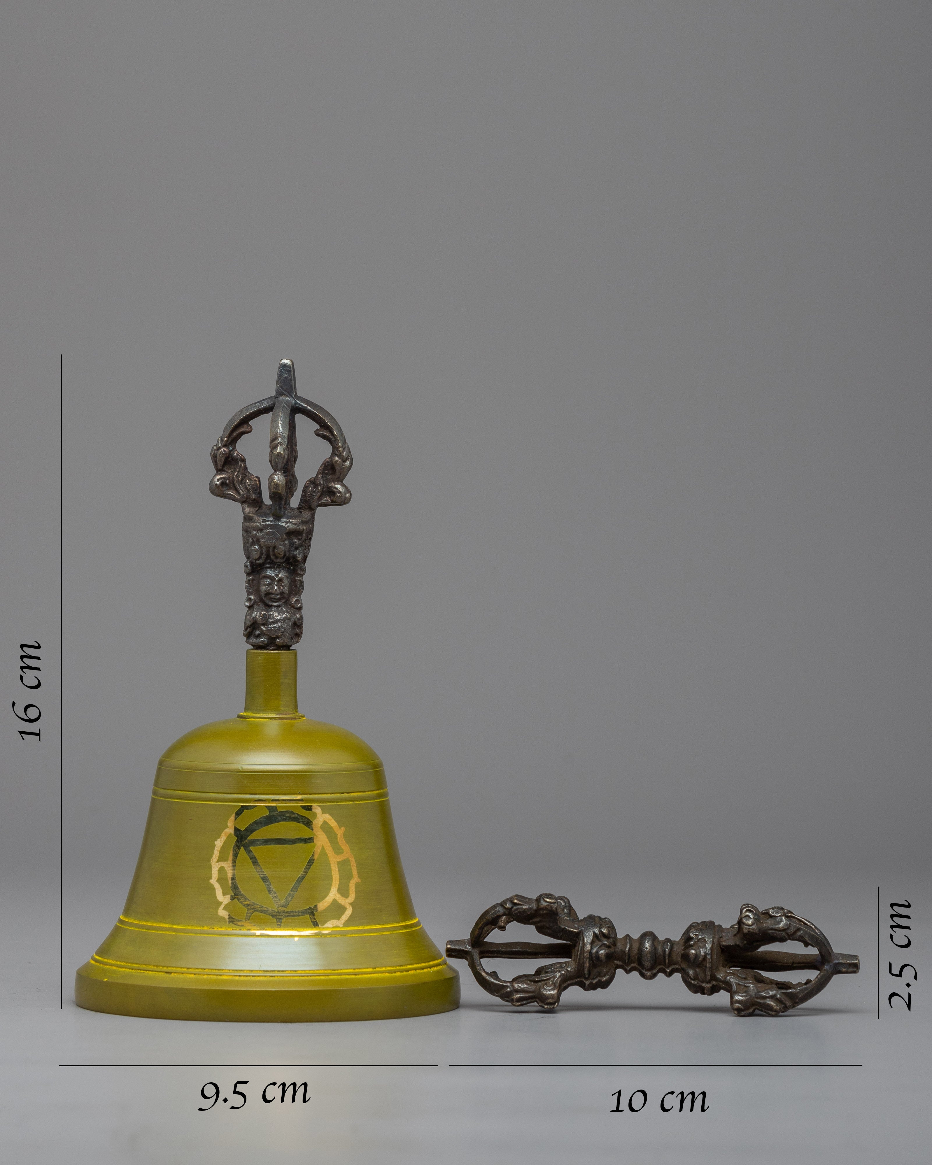Vajra Dorje and Bell Set | Embracing the Sacred Union of Thunderbolt and Sound