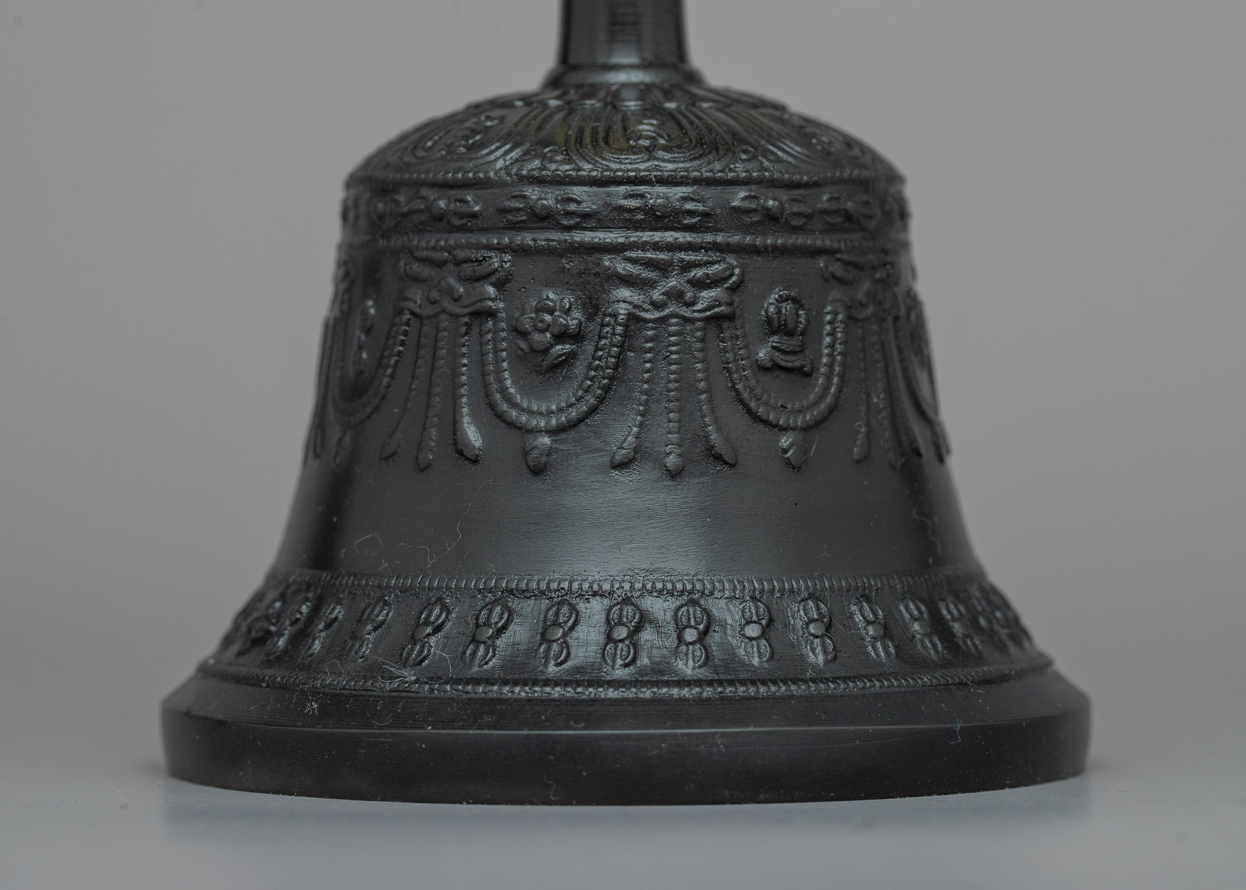 Copper Vajra and Bell Mantra Practice Set | 24k Gold Plated Handle for Enhanced Spiritual Experience