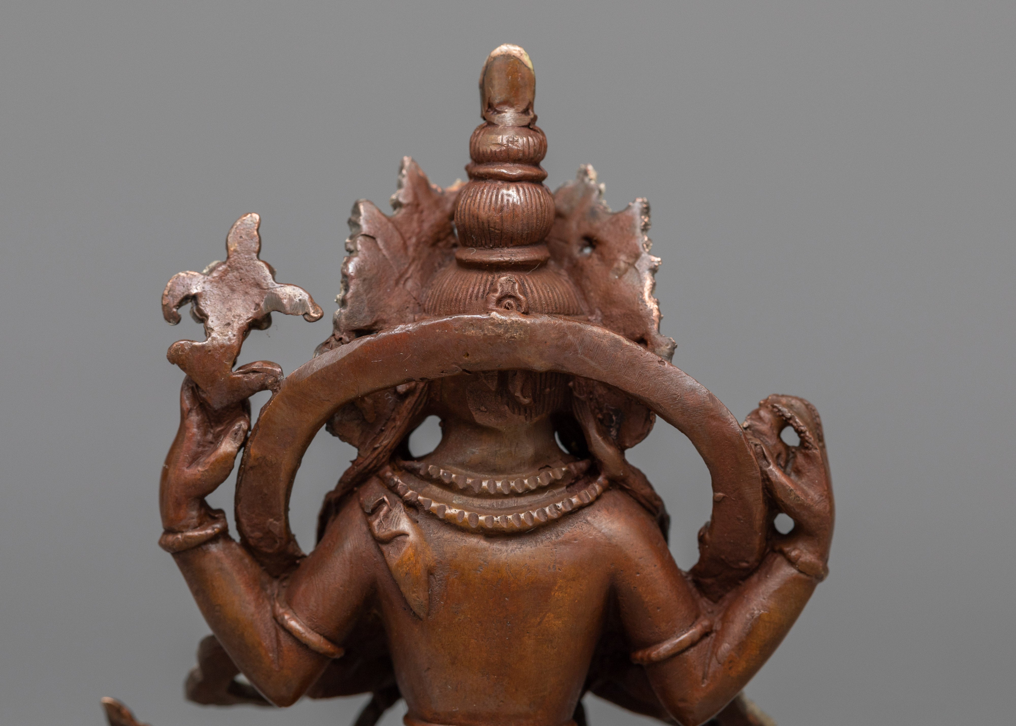 Buddhist Chenrezig Buddha Statue | Embracing the Grace of Silver Plated Statue