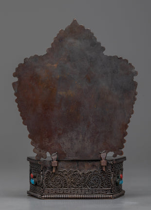 Guru Rinpoche Buddha Mini Statue | Machine Made Buddhist Sculpture