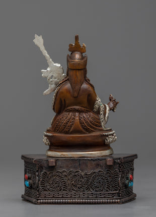 Guru Rinpoche Buddha Mini Statue | Machine Made Buddhist Sculpture