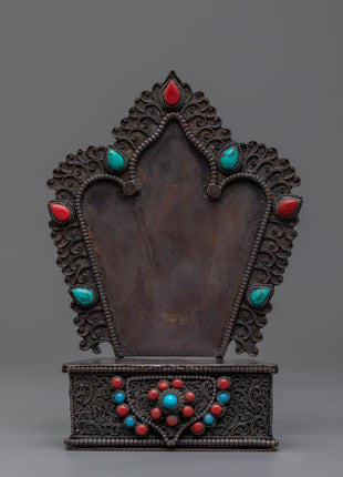 Guru Rinpoche Buddha Mini Statue | Machine Made Buddhist Sculpture