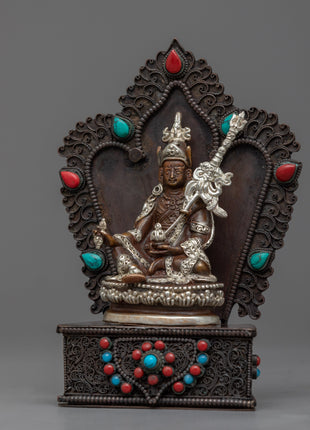 Guru Rinpoche Buddha Mini Statue | Machine Made Buddhist Sculpture