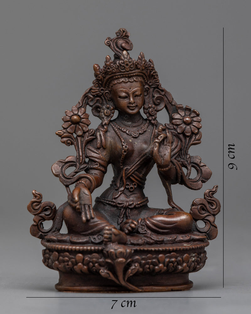 Goddess Green Tara Statue | Machine made for Spiritual Home Décor and Meditation Altar