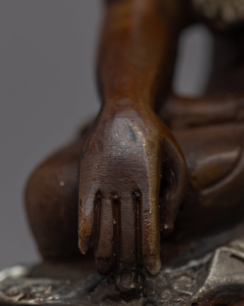 Portable Shakyamuni Buddha Copper Statue | Machine Made Figurine