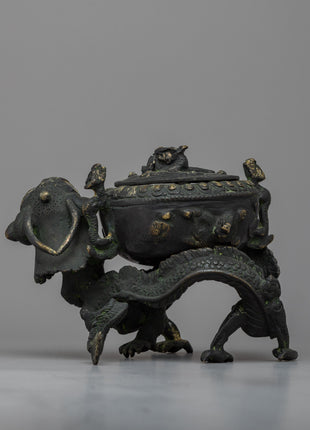Handcrafted Brass Incense Burner | Unleash the Scented Magic of Sacred Rituals
