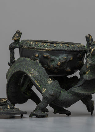 Handcrafted Brass Incense Burner | Unleash the Scented Magic of Sacred Rituals