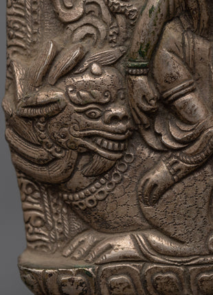 Simhanada Avalokiteshvara Statue | Embodiment of Fearless Compassion
