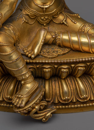 Goddess Green Tara Buddhism Statue | Machine crafted Sculpture