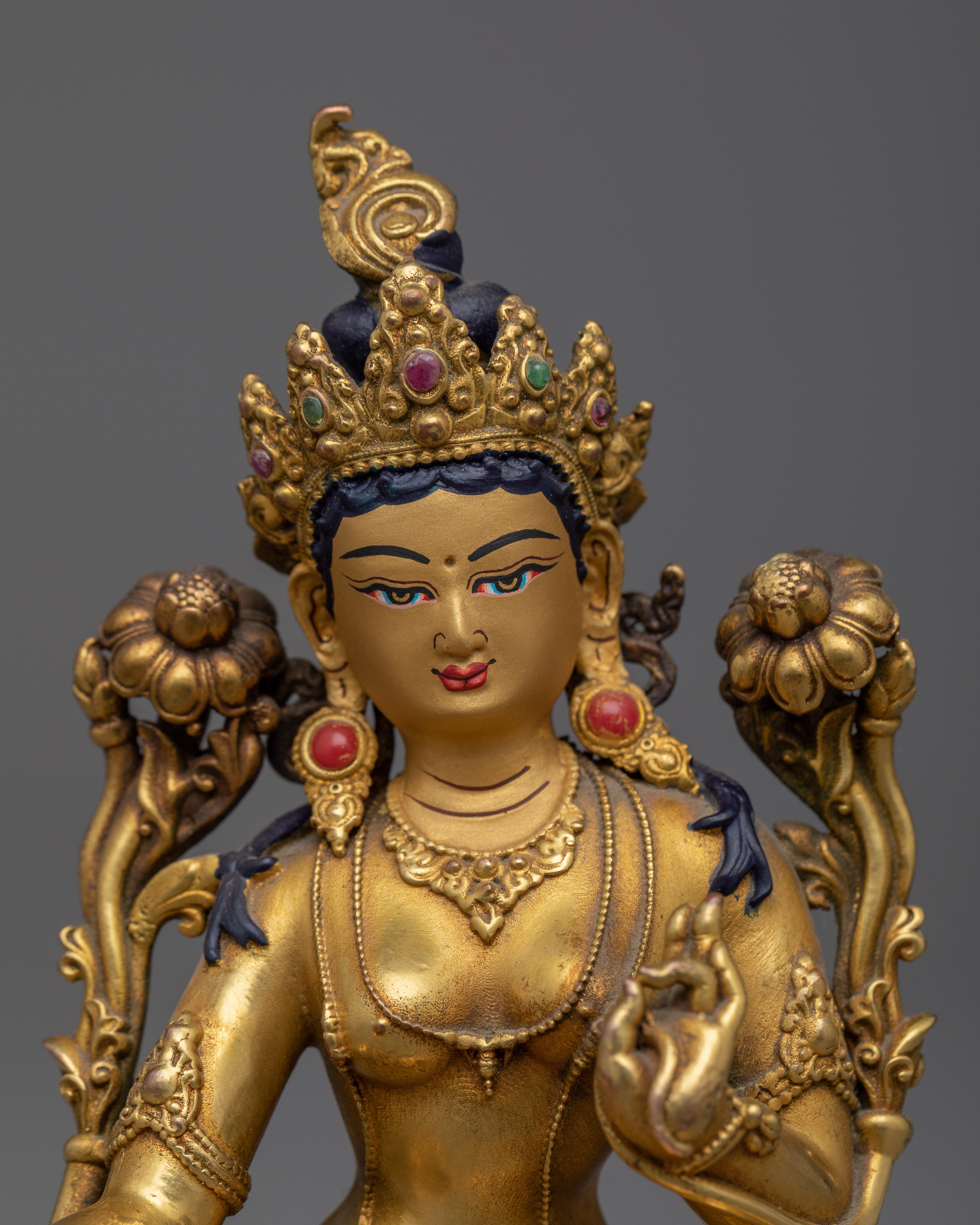 Goddess Green Tara Buddhism Statue | Machine crafted Sculpture