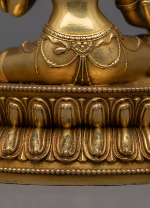 Goddess Green Tara Buddhism Statue | Machine crafted Sculpture