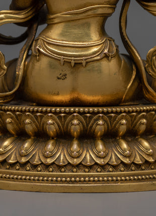 Machine Made Maha Manjushri Tibetan Statue  | A Piece of Nepalese Artistry