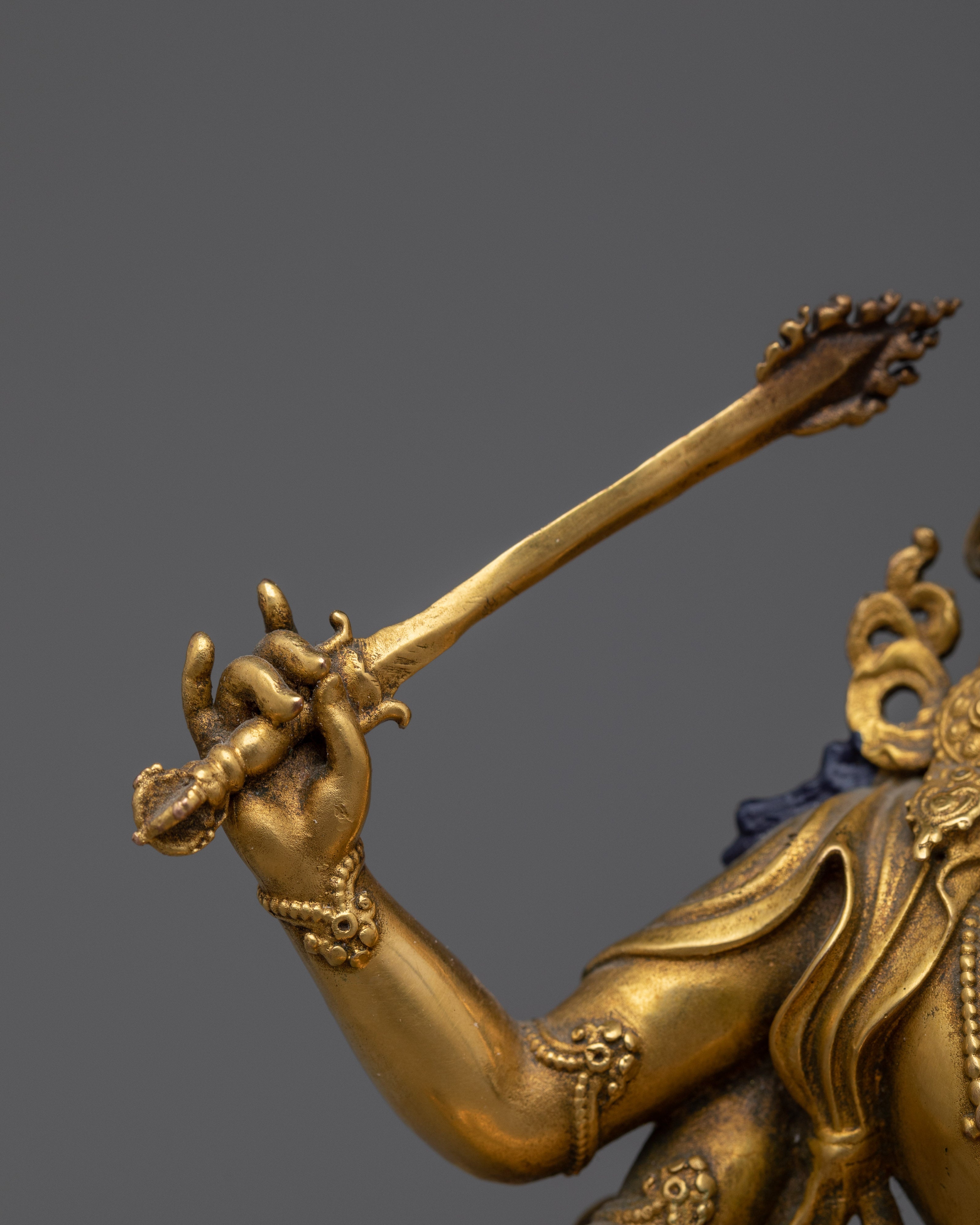 Machine Made Maha Manjushri Tibetan Statue  | A Piece of Nepalese Artistry