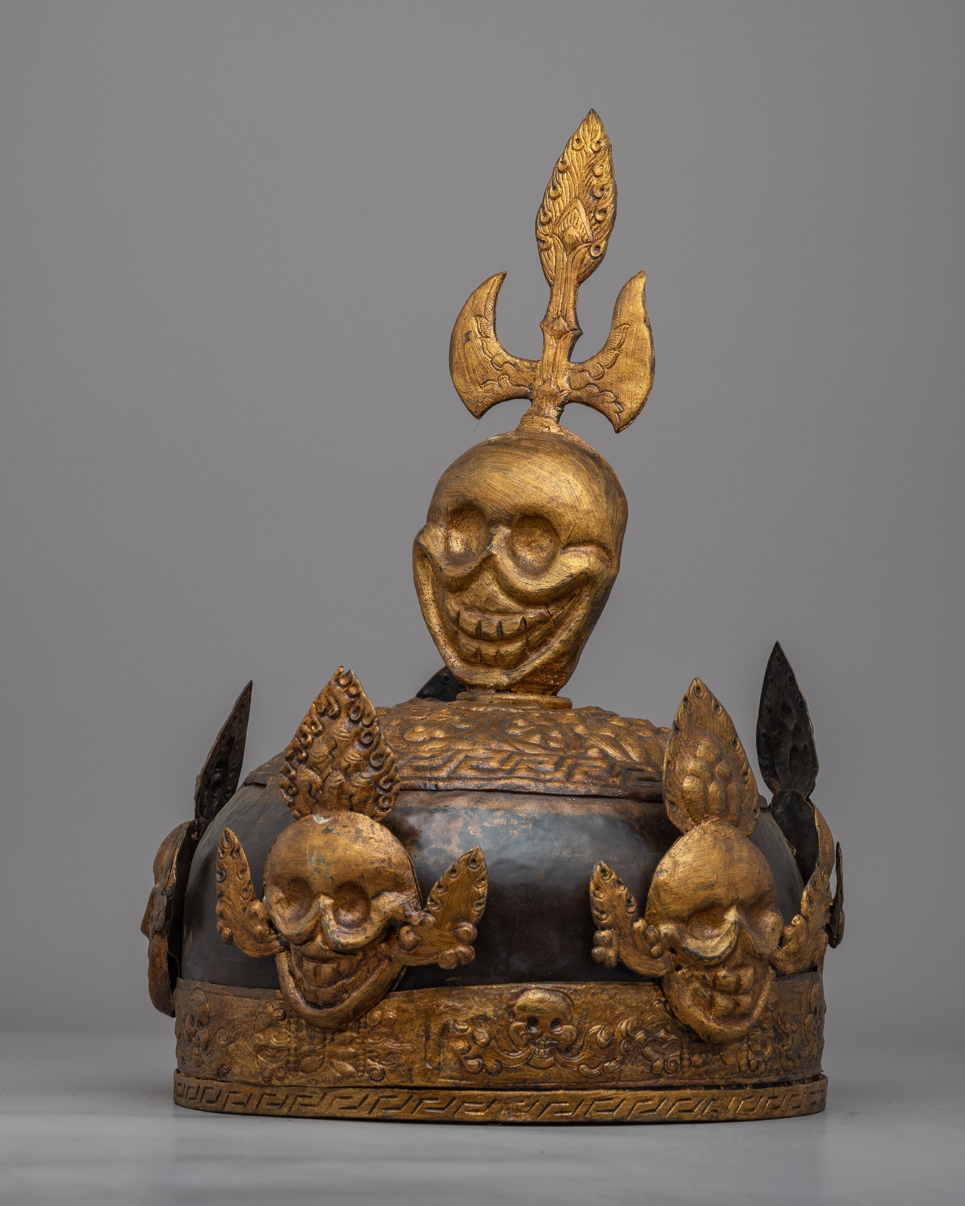 Buddhist Skull Crown | Handcrafted Himalayan Art work