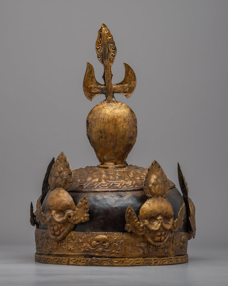 Buddhist Skull Crown | Handcrafted Himalayan Art work