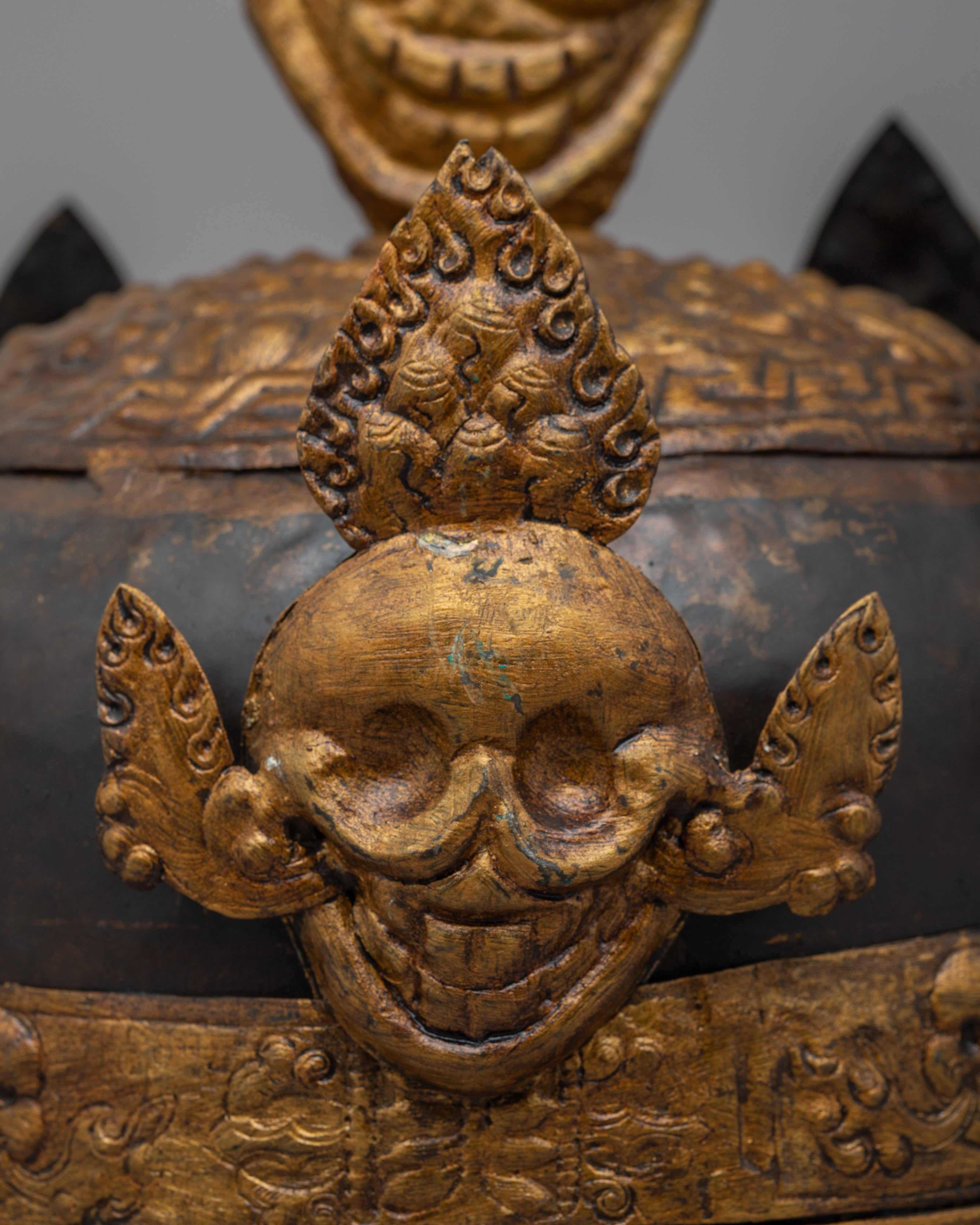 Buddhist Skull Crown | Handcrafted Himalayan Art work
