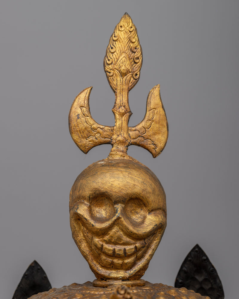 Buddhist Skull Crown | Handcrafted Himalayan Art work