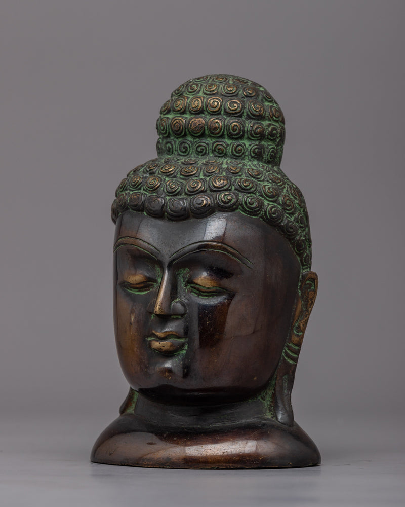 Buddha Snail Head Statue | Add a Touch of Vintage Spirit to Your Decor