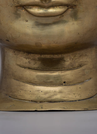 Antique Copper Buddha Head | Himalayan Art Work