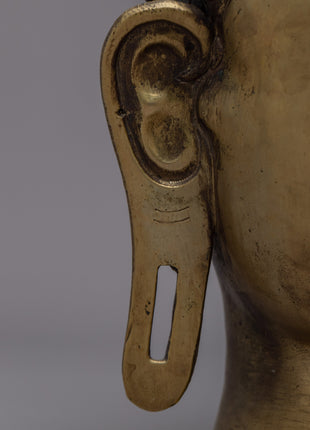 Antique Copper Buddha Head | Himalayan Art Work
