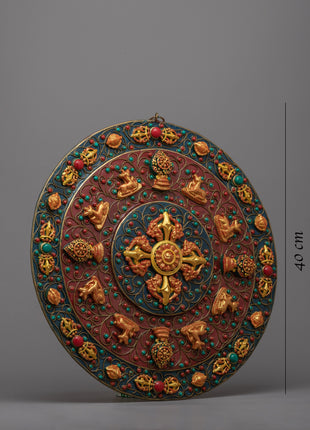 Tibetan Circular Mandala Art | Add a Touch of Grace and Beauty to Your Walls