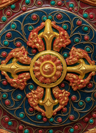 Tibetan Circular Mandala Art | Add a Touch of Grace and Beauty to Your Walls