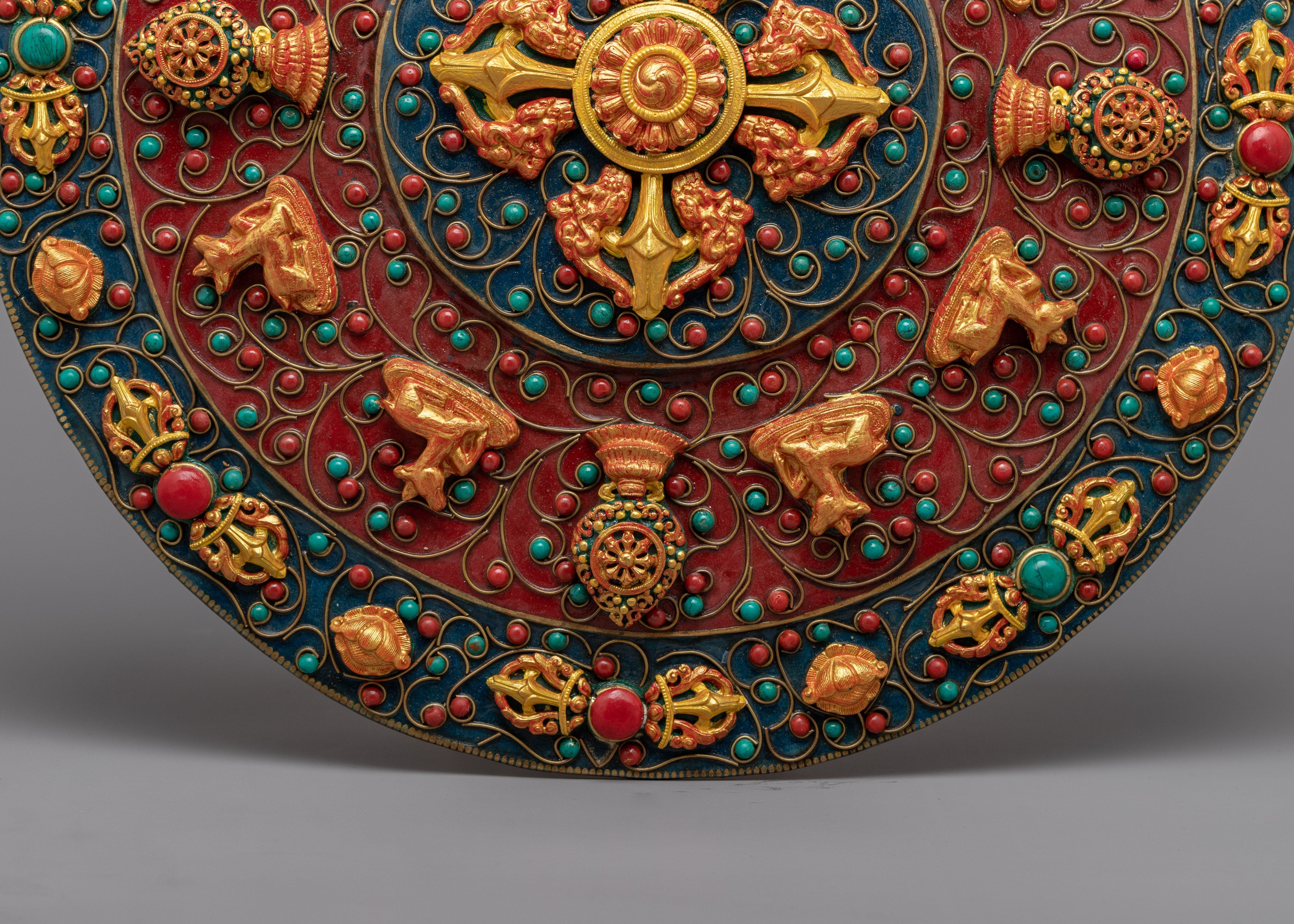Tibetan Circular Mandala Art | Add a Touch of Grace and Beauty to Your Walls